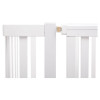 Babyroom Місяць LU-3 - дитяче ліжечко-трансформер 120×60 та 80×60 см, маятник і шухляда • Білий