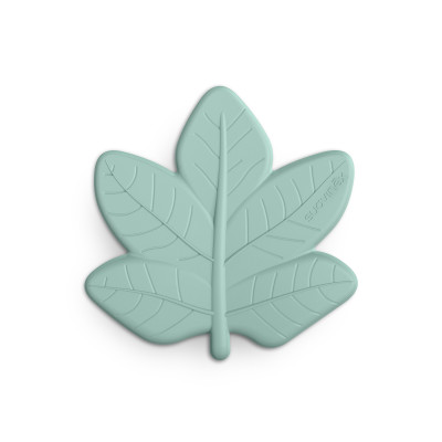 Suavinex Poetry Leaf Teether - силіконовий прорізувач листочок, від народження • Зелений Suavinex Poetry Leaf Teether - силіконовий прорізувач листочок, від народження • Зелений