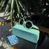 Suavinex Kids Hexagonal Sunglasses - дитячі сонцезахисні окуляри шестикутної форми, 3-8 років • Блакитно-зелені