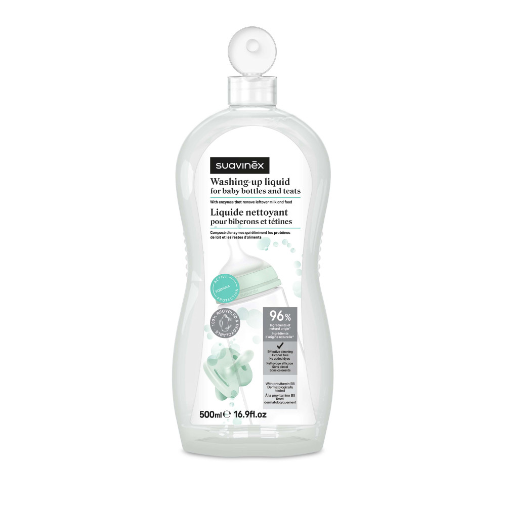 Suavinex Bottle Detergent - средство для мытья детской посуды и аксессуаров, 500 мл