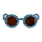 Suavinex Kids Round Sunglasses - дитячі сонцезахисні окуляри круглої форми, 3-8 років • Сині з малюнком