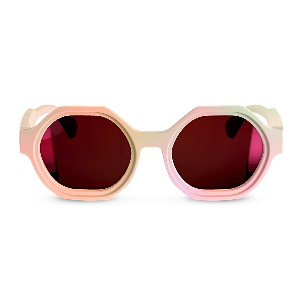 Suavinex Kids Hexagonal Sunglasses - дитячі сонцезахисні окуляри шестикутної форми, 3-8 років • Мультиколор
