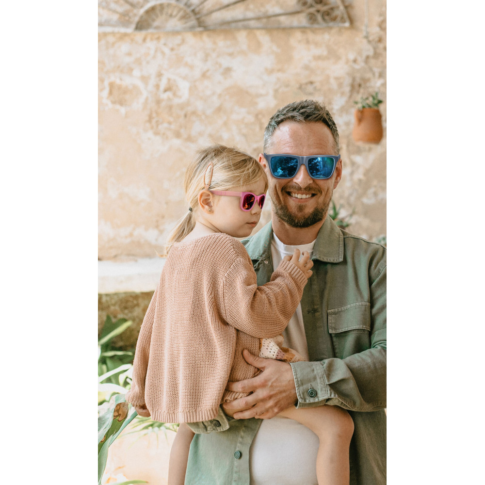 Suavinex Adult Sunglasses - сонцезахисні окуляри напівкруглої форми для підлітків і дорослих • Сині