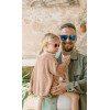 Suavinex Adult Sunglasses - сонцезахисні окуляри напівкруглої форми для підлітків і дорослих • Сині