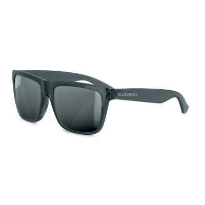 Suavinex Adult Sunglasses - сонцезахисні окуляри напівкруглої форми для підлітків і дорослих • Графітові