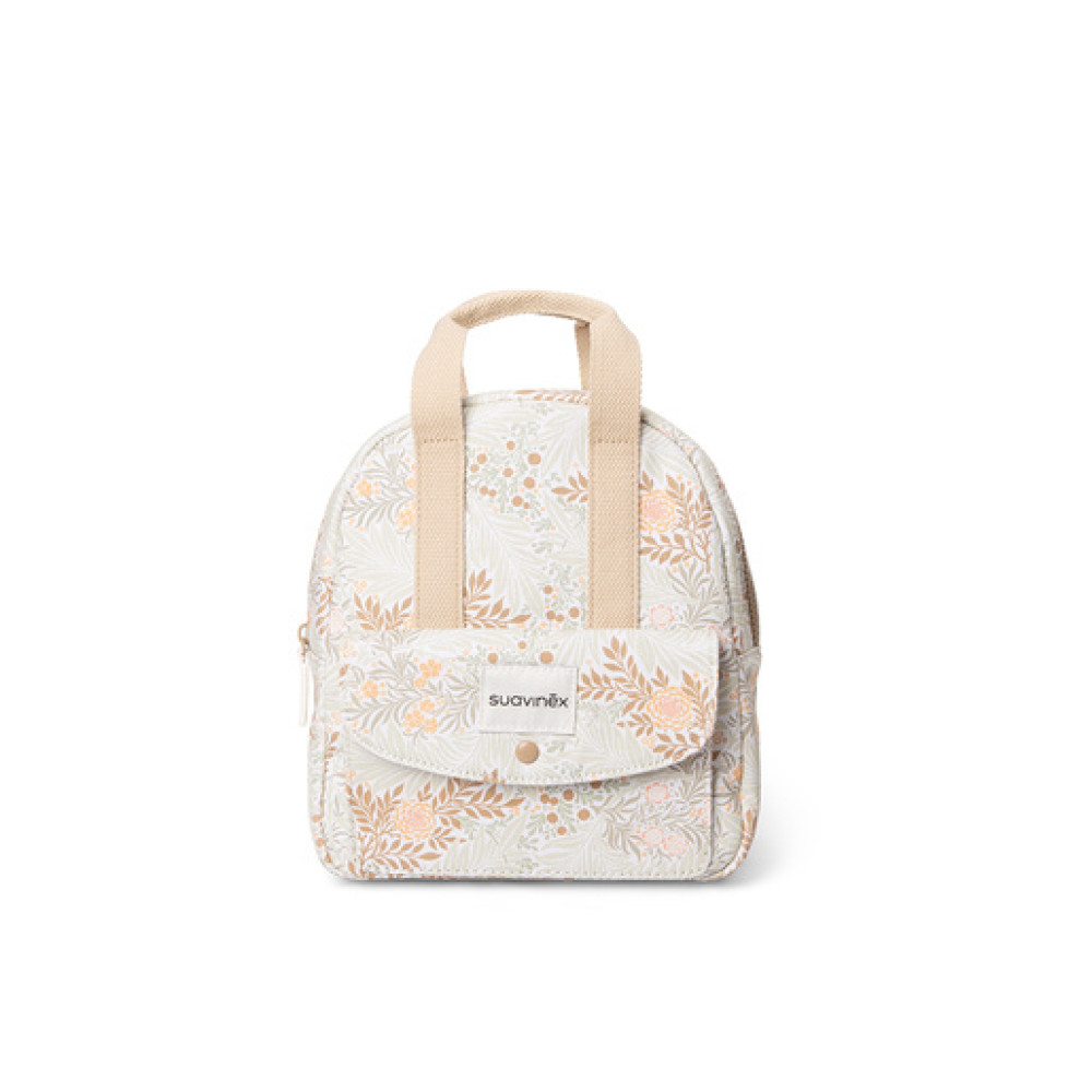 Suavinex Poetry Daycare Backpack - детский рюкзак с водонепроницаемой обработкой • Белый с рисунком