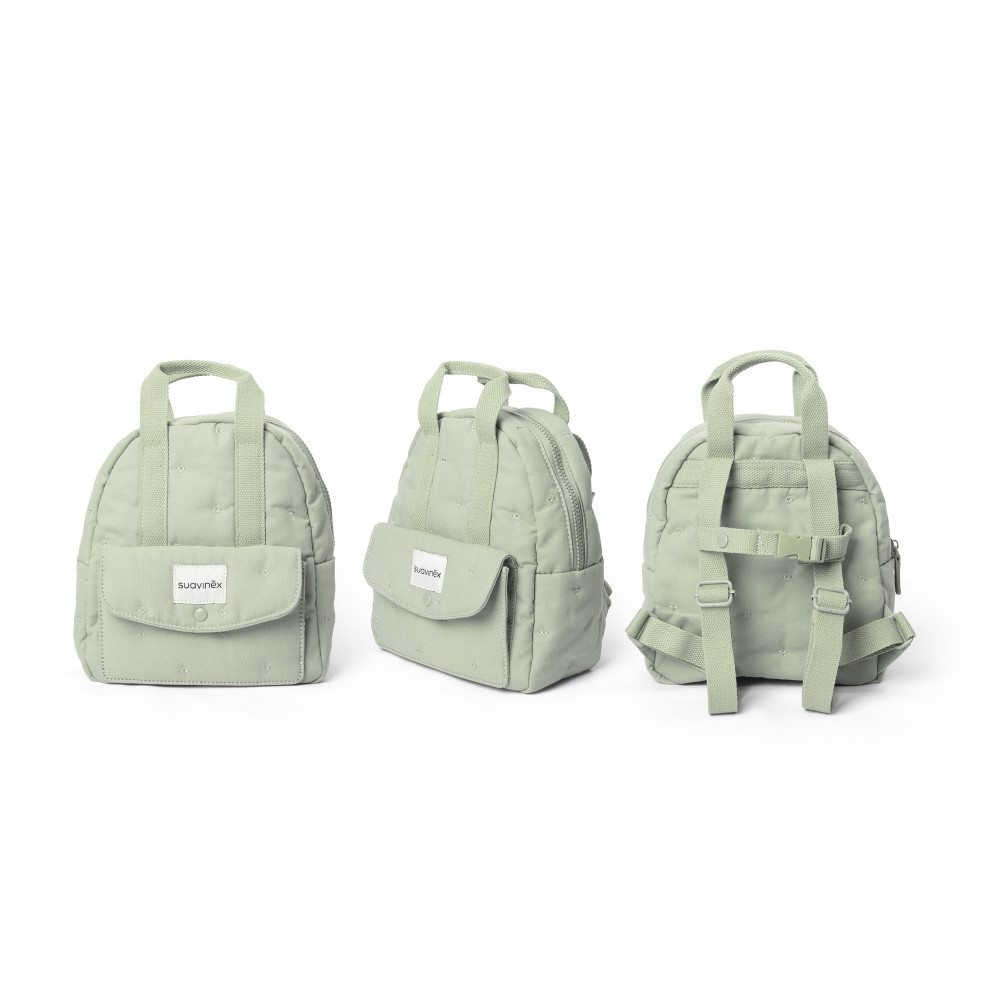 Suavinex Poetry Daycare Backpack - детский рюкзак с водонепроницаемой обработкой • Мятный