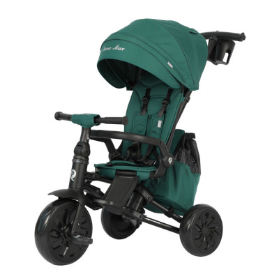 Qplay Nova Max - дитячий складаний триколісний велосипед з батьківською ручкою • Green Qplay Nova Max - дитячий складаний триколісний велосипед з батьківською ручкою • Green