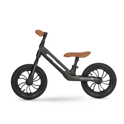 Qplay Racer - дитячий біговел з надувними колесами • Black Brown