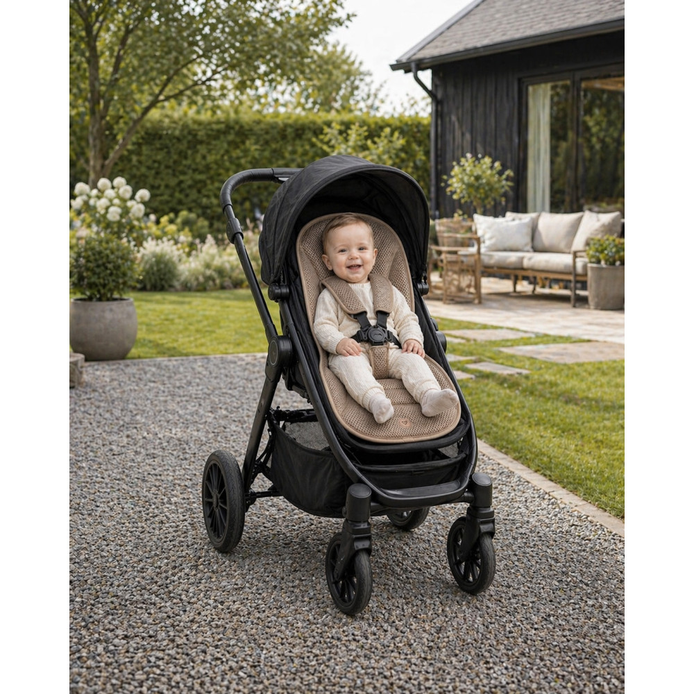 Zaffiro Air - дышащий вкладыш для прогулочной коляски • Beige Zaffiro Air - дышащий вкладыш для прогулочной коляски • Beige