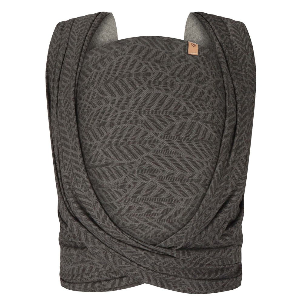 Zaffiro BeClose Leaves - слинг-шарф 70×460 см • Anthracite