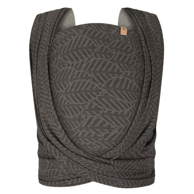 Zaffiro BeClose Leaves - слинг-шарф 70×460 см • Anthracite Zaffiro BeClose Leaves - слинг-шарф 70×460 см • Anthracite