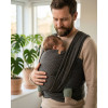 Zaffiro BeClose Leaves - слинг-шарф 70×460 см • Anthracite