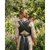 Zaffiro BeClose Leaves - слинг-шарф 70×460 см • Anthracite