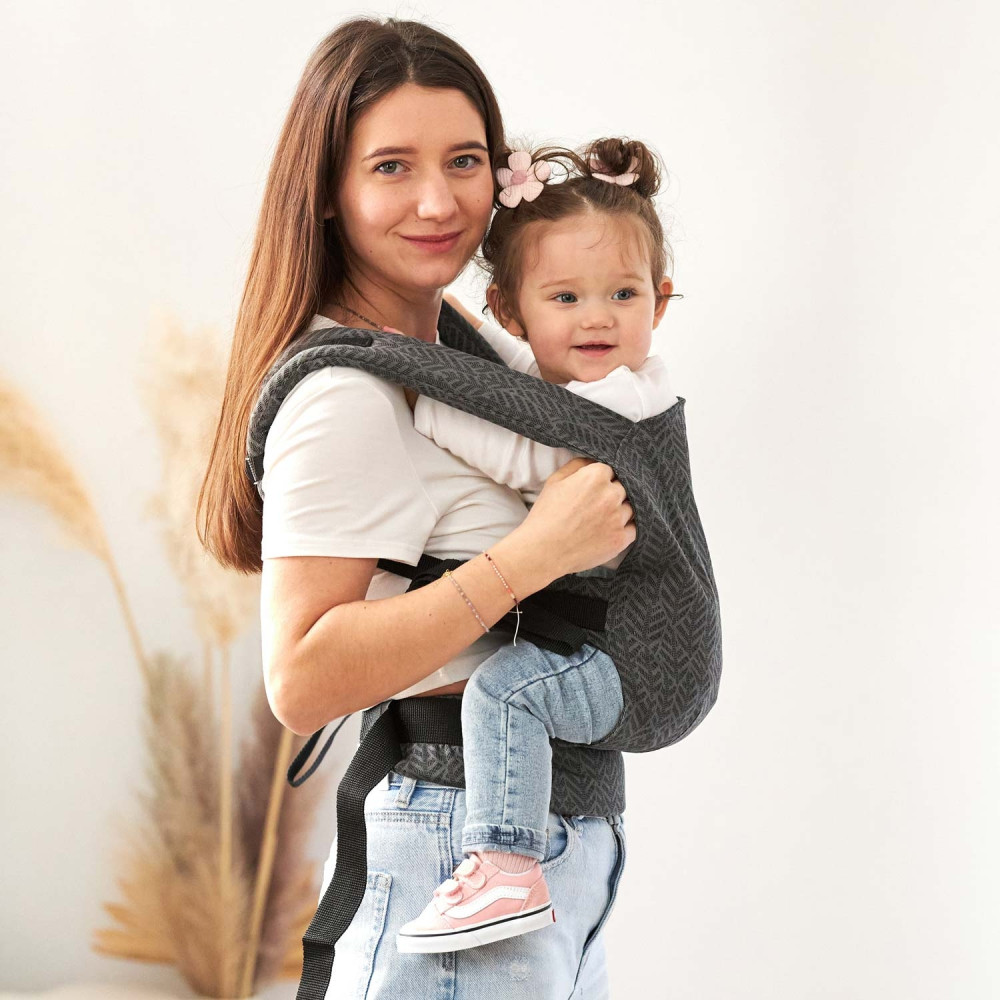 Zaffiro City Leaves - эрго-рюкзак от 4 месяцев • Anthracite