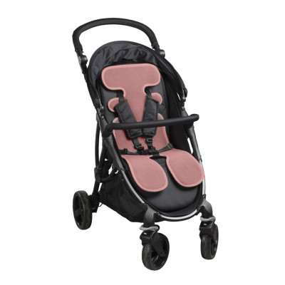 AirCuddle Cool Seat All in One - універсальний дихаючий вкладиш для автокрісел груп 0 і 1 та колясок • Dusty Rose