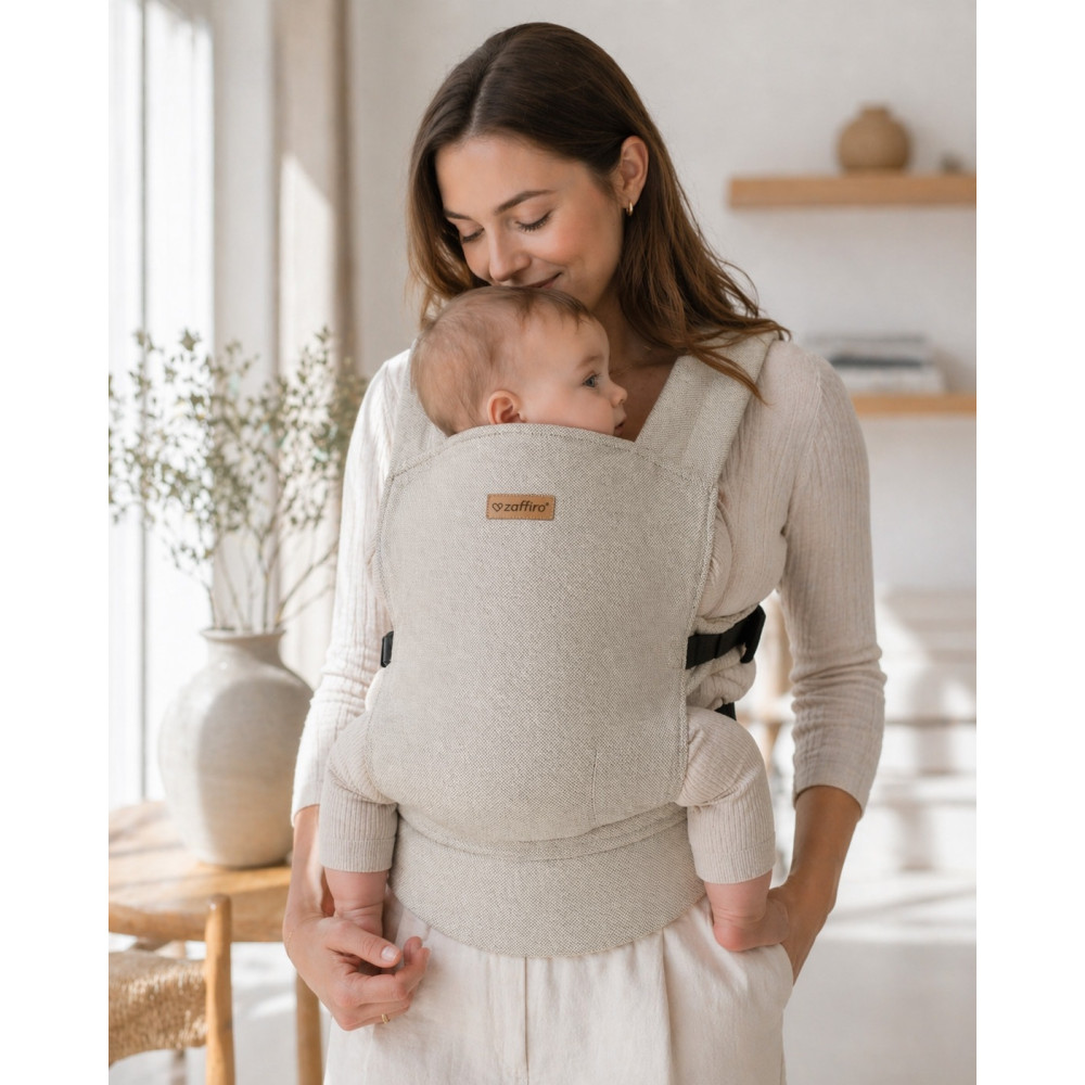Zaffiro BabyFlow Roma - эргономичный рюкзак-переноска • Beige