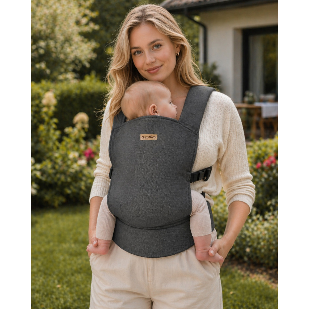 Zaffiro BabyFlow Roma - эргономичный рюкзак-переноска • Grey