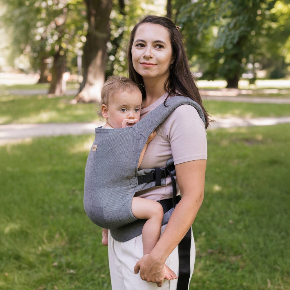 Zaffiro BabyFlow Roma - эргономичный рюкзак-переноска • Grey