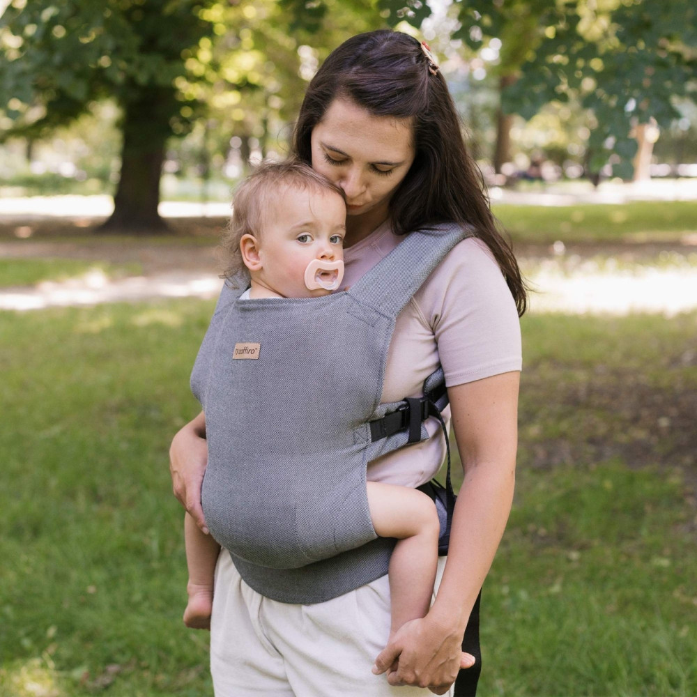 Zaffiro BabyFlow Roma - эргономичный рюкзак-переноска • Grey