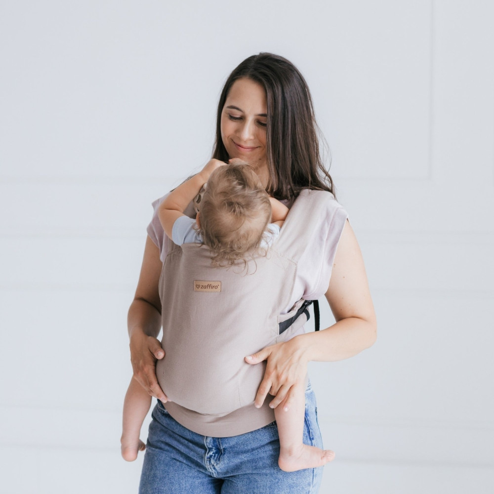 Zaffiro BabyFlow Roma - эргономичный рюкзак-переноска • Latte