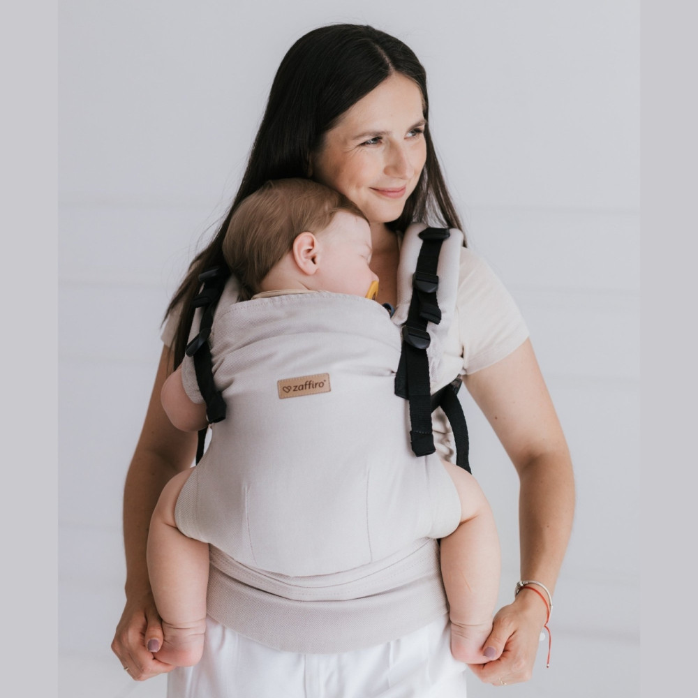 Zaffiro BabyGrow Roma - эргономичный рюкзак-переноска с регулируемой панелью • Beige Zaffiro BabyGrow Roma - эргономичный рюкзак-переноска с регулируемой панелью • Beige