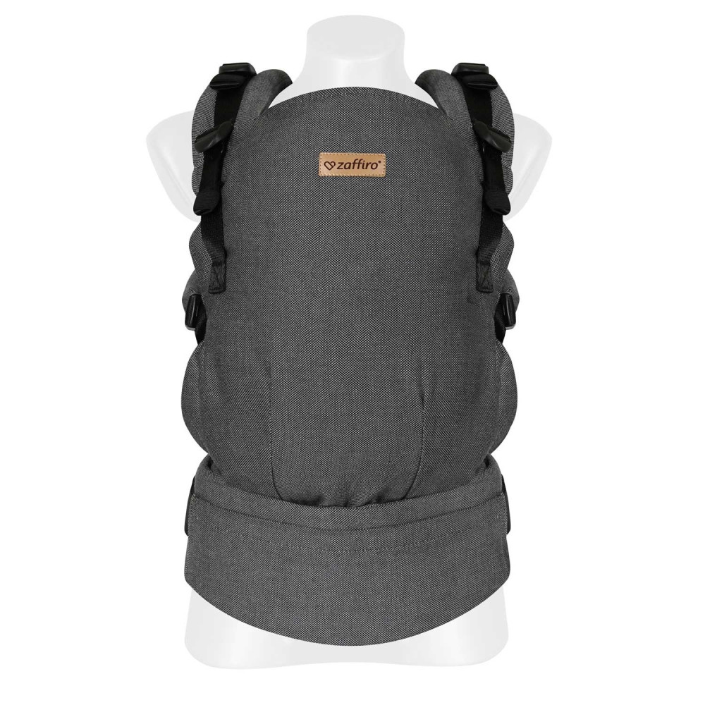 Zaffiro BabyGrow Roma - эргономичный рюкзак-переноска с регулируемой панелью • Grey