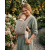 Zaffiro BeClose Leaves - слинг-шарф 70×460 см • Beige