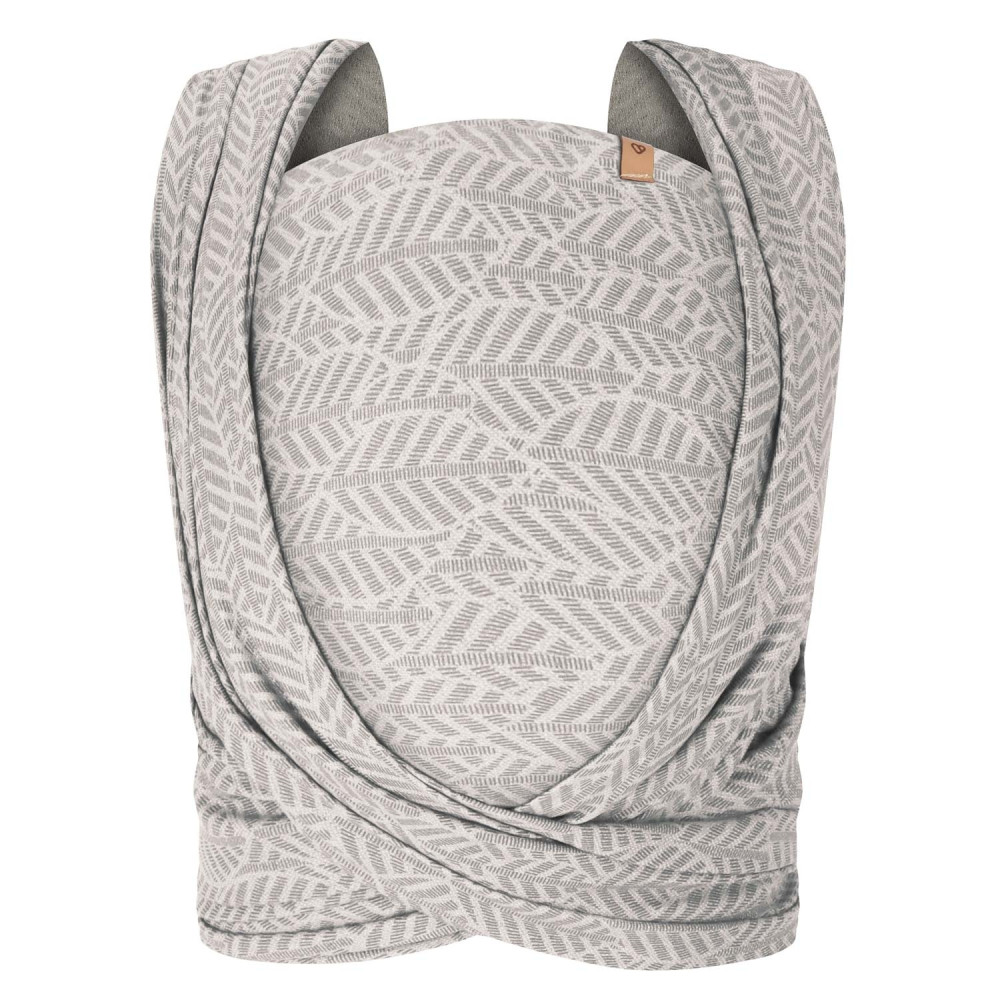 Zaffiro BeClose Leaves - слинг-шарф 70×460 см • Grey