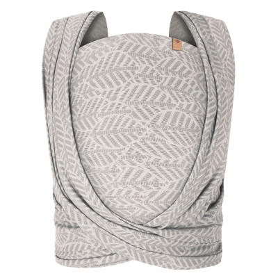 Zaffiro BeClose Leaves - слинг-шарф 70×460 см • Grey Zaffiro BeClose Leaves - слинг-шарф 70×460 см • Grey