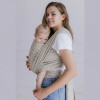 Zaffiro BeClose Leaves - слинг-шарф 70×460 см • Grey