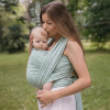Zaffiro BeClose Leaves - слинг-шарф 70×460 см • Mint