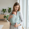 Zaffiro BeClose Leaves - слинг-шарф 70×460 см • Mint
