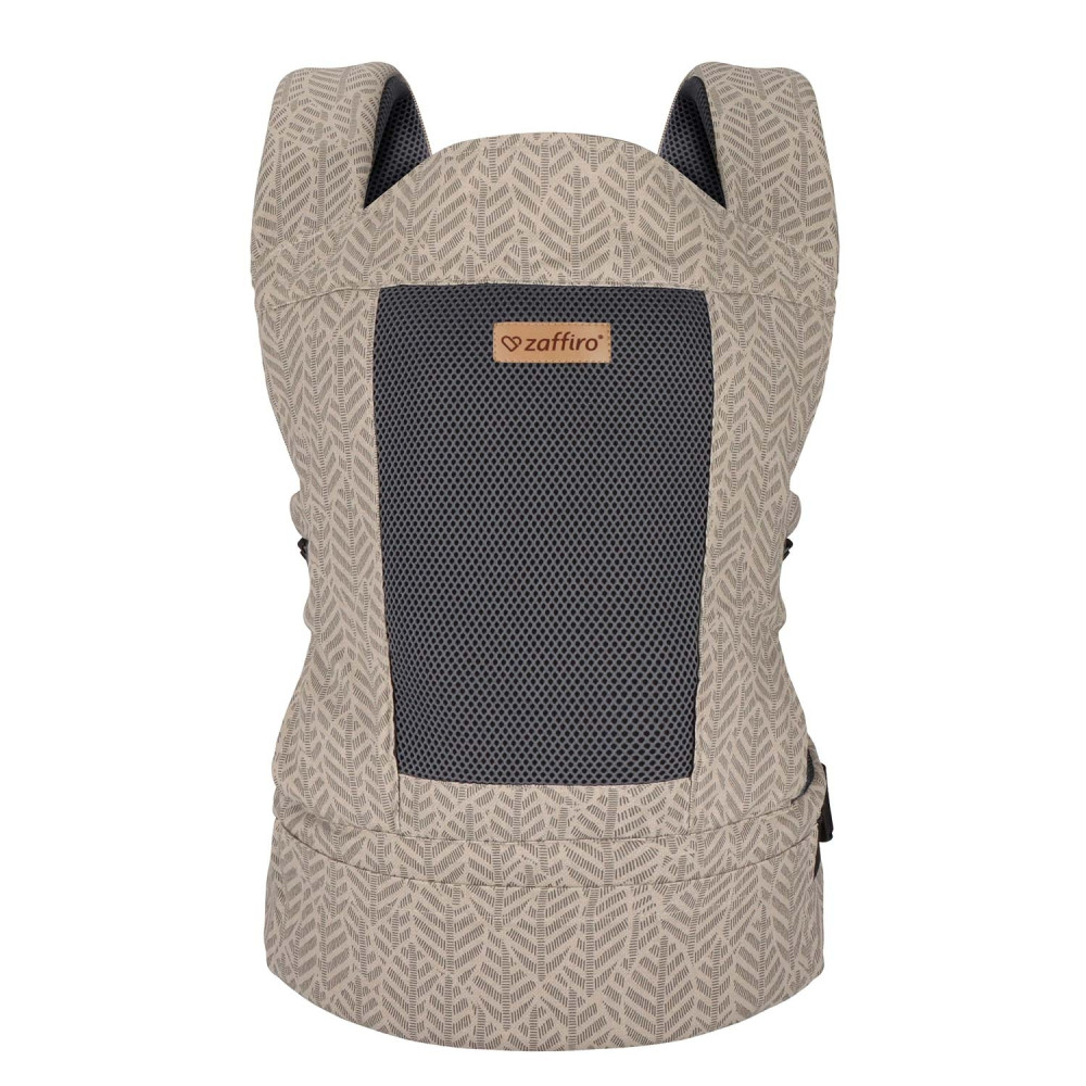 Zaffiro City Air Leaves - эрго-рюкзак с сеткой Air от 4 месяцев • Beige