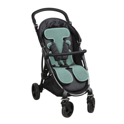 AirCuddle Cool Seat All in One - універсальний дихаючий вкладиш для автокрісел груп 0 і 1 та колясок • Jade Green