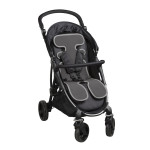 AirCuddle Cool Seat All in One - універсальний дихаючий вкладиш для автокрісел груп 0 і 1 та колясок • Smoke