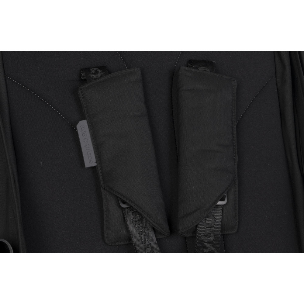 EasyGo Zoya - дитяча коляска 2в1 з люлькою • Black EasyGo Zoya - дитяча коляска 2в1 з люлькою • Black