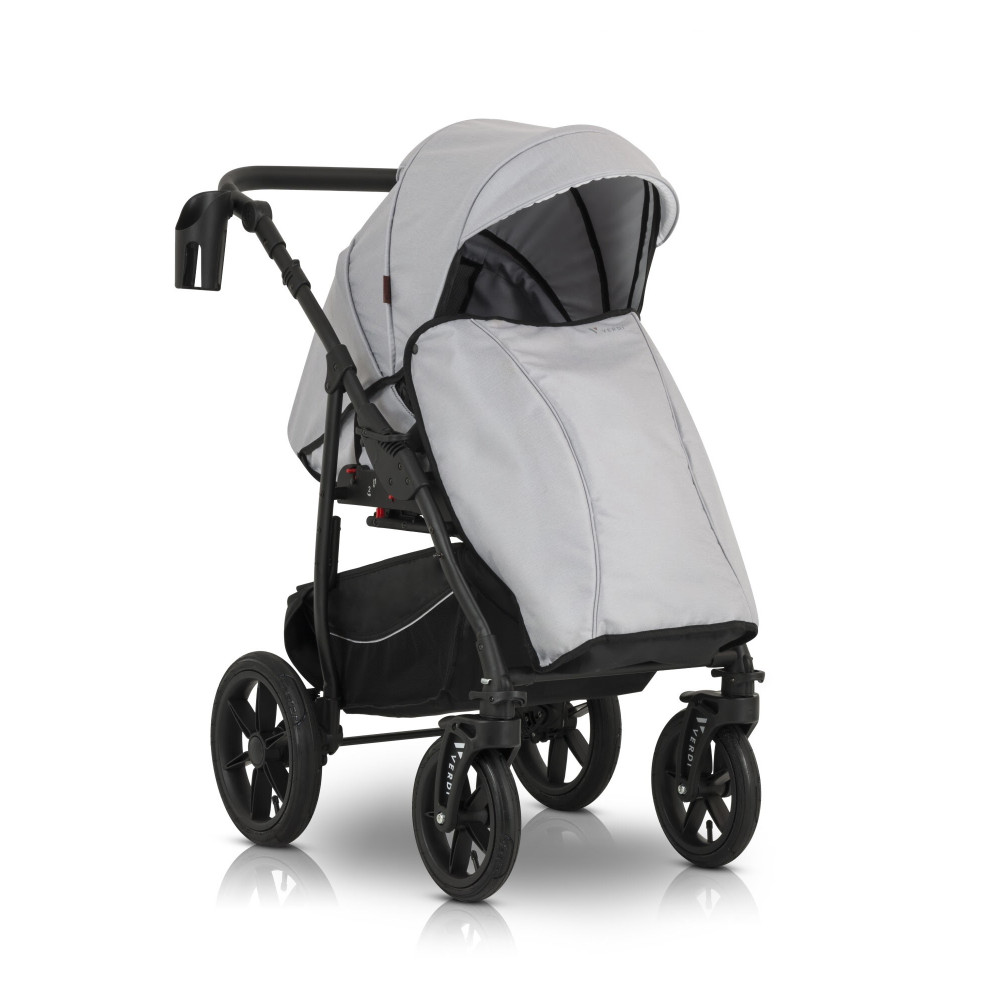 Verdi Sonic Comfort - дитяча коляска 3 в 1 • Light gray skin