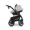 Verdi Sonic Comfort - дитяча коляска 3 в 1 • Light gray skin