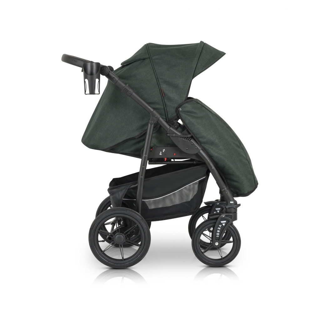 Verdi Sonic Comfort - дитяча коляска 3 в 1 • Forest night fabric