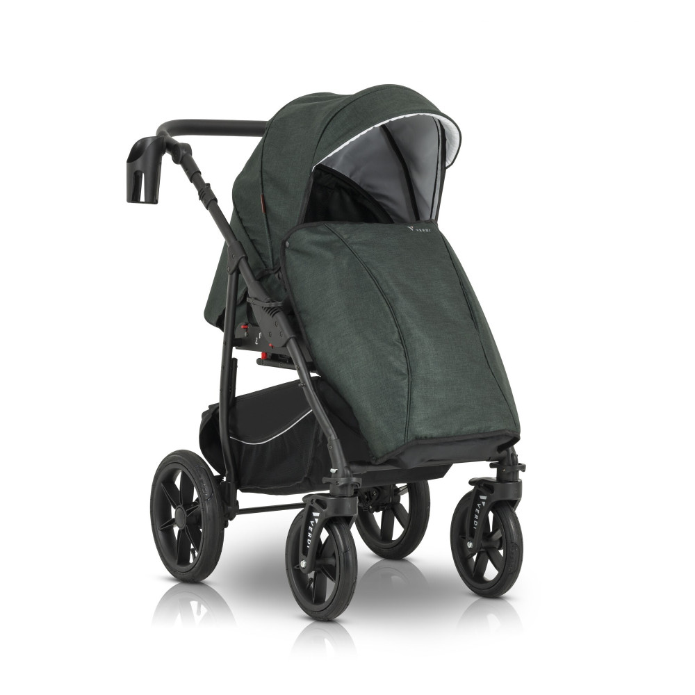 Verdi Sonic Comfort - дитяча коляска 3 в 1 • Forest night fabric