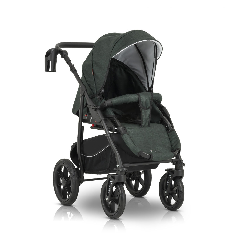 Verdi Sonic Comfort - дитяча коляска 3 в 1 • Forest night fabric