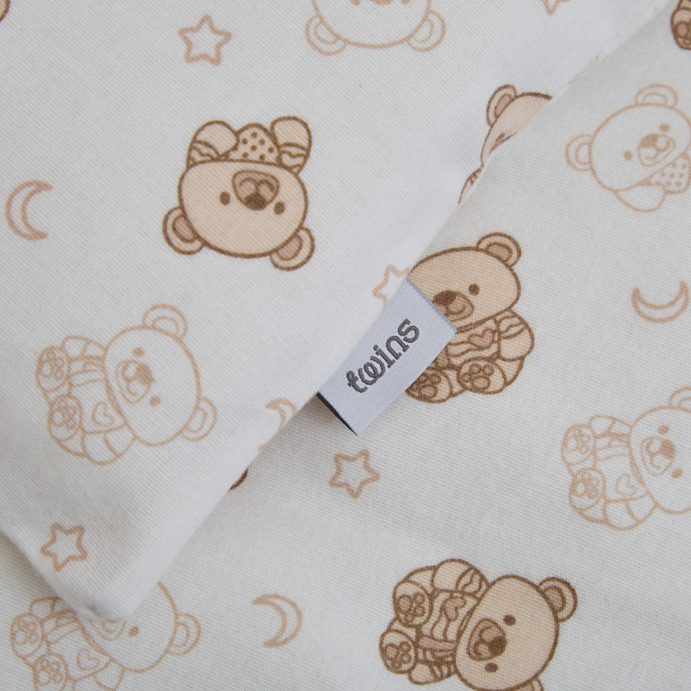 Twins Comfort Soft - змінна постіль з фланелі 3 елементи • Teddy Bears