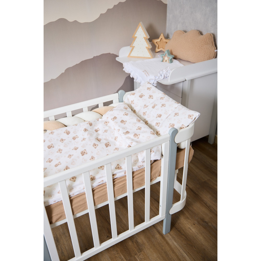 Twins Comfort Soft - змінна постіль з фланелі 3 елементи • Teddy Bears