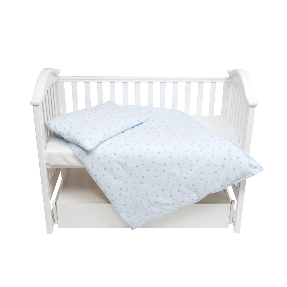 Twins Comfort Soft - змінна постіль з фланелі 3 елементи • Starlet blue