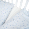 Twins Comfort Soft - змінна постіль з фланелі 3 елементи • Starlet blue