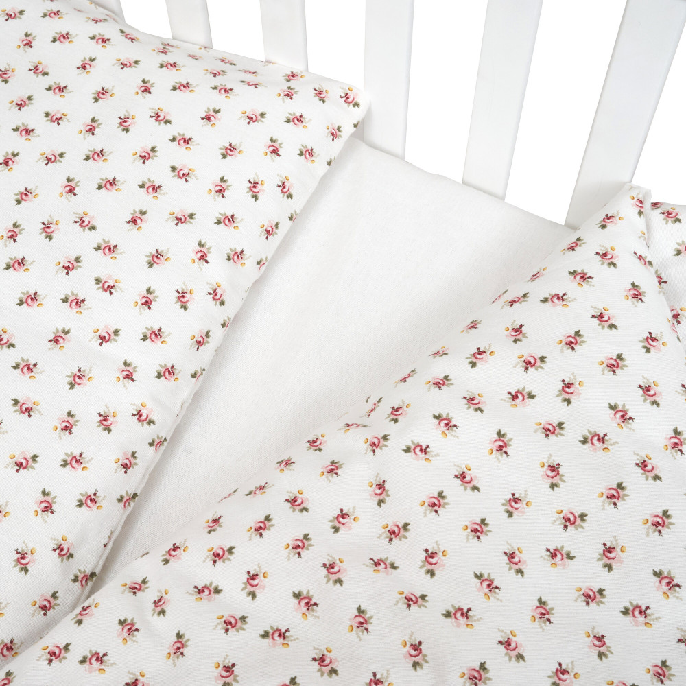 Twins Comfort Soft - змінна постіль з фланелі 3 елементи • Flower