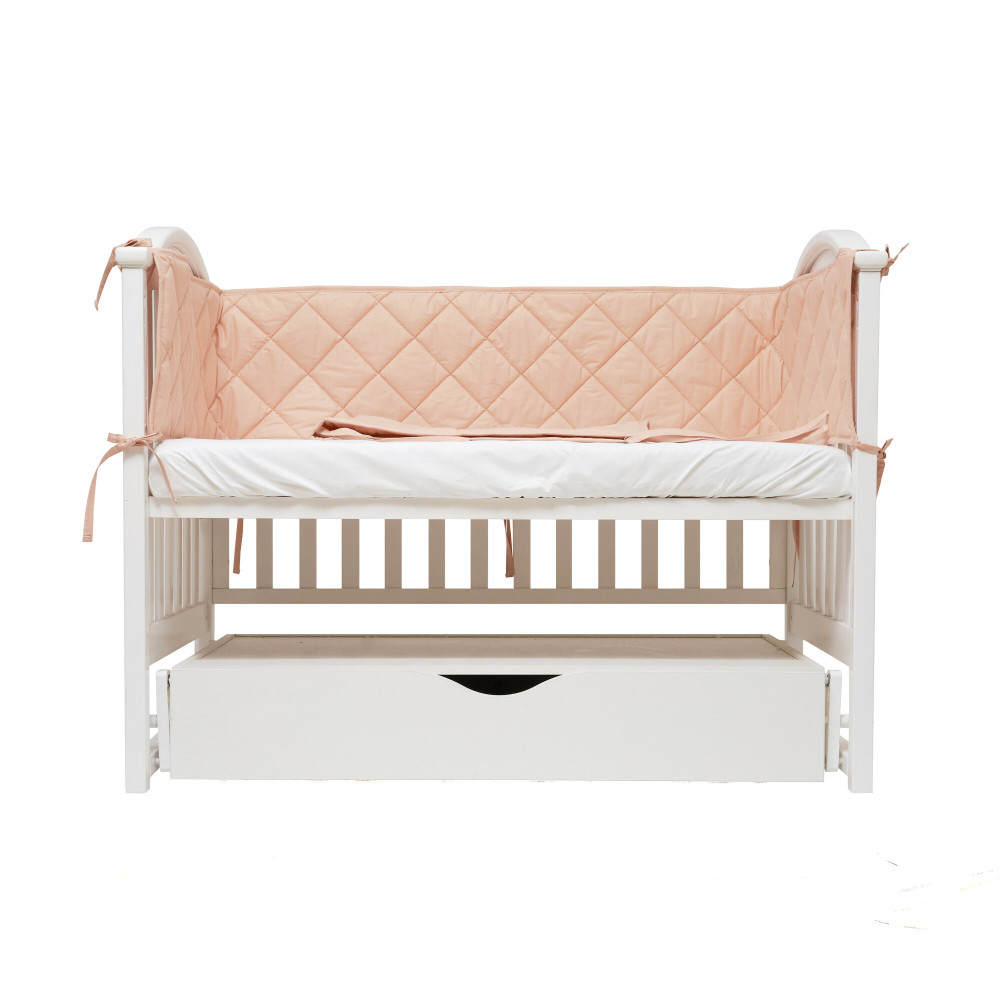 Twins Premium - стеганый бампер 360 см • Beige new