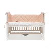 Twins Premium - стеганый бампер 360 см • Beige new