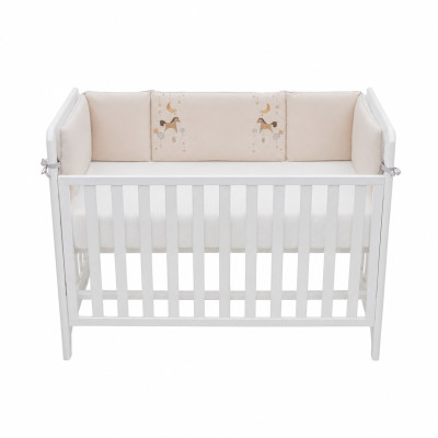 Twins Шепот - бампер в кроватку 360 см • Beige Twins Шепот - бампер в кроватку 360 см • Beige